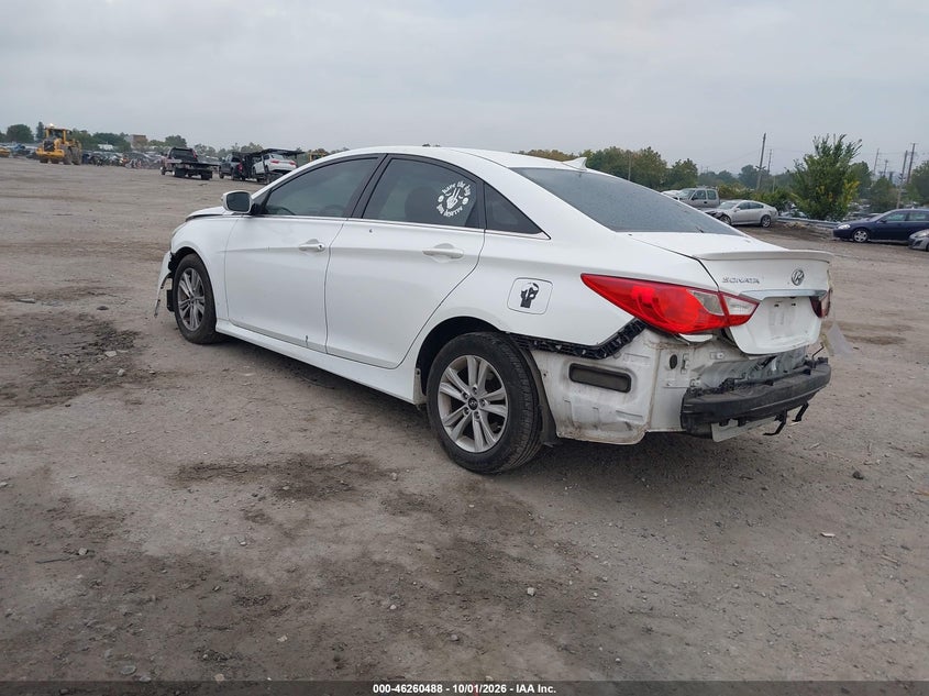 Vin: 5npeb4ac1eh814605, lot: 46760557, hyundai sonata gls 20143
