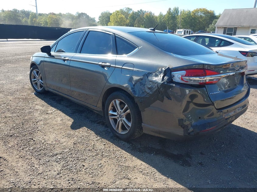 Vin: 3fa6p0h70jr261059, lot: 46760568, ford fusion se 20183