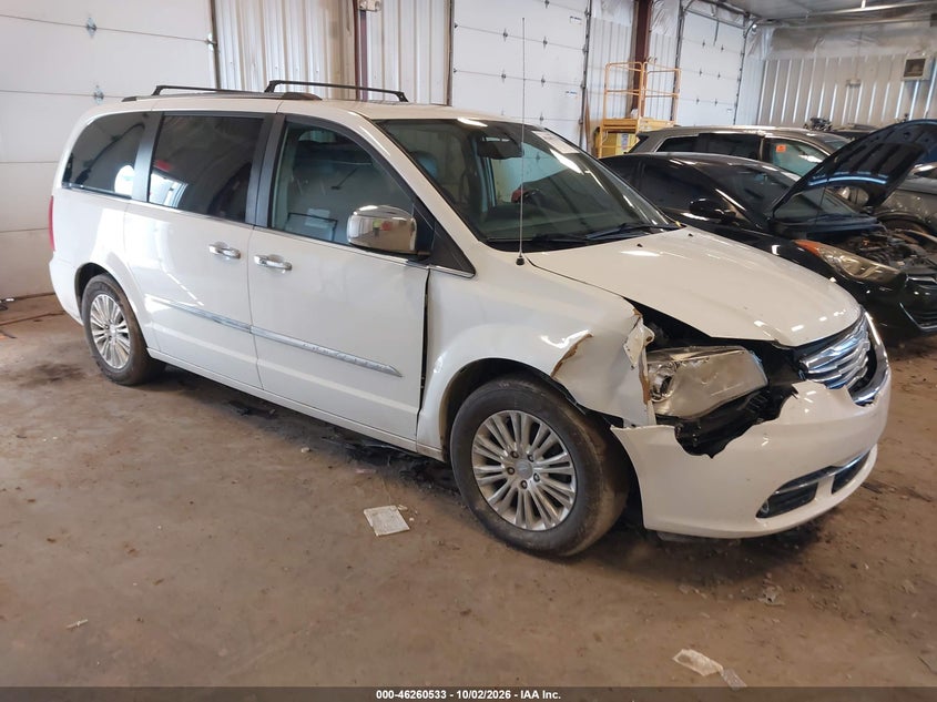 Vin: 2c4rc1gg1er290074, lot: 46760602, chrysler town & country limited 20141