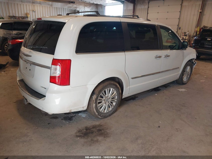 Vin: 2c4rc1gg1er290074, lot: 46760602, chrysler town & country limited 20144