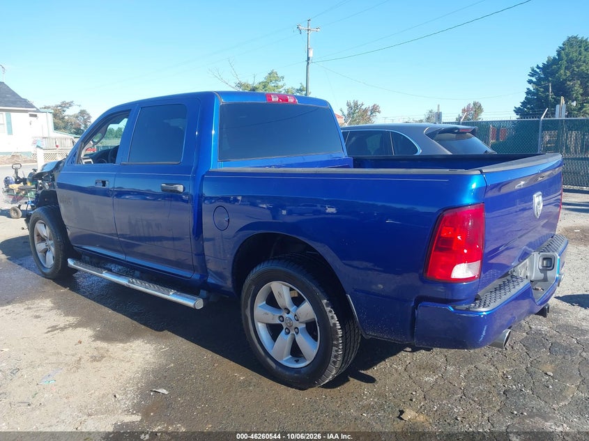 Vin: 3c6rr6kt0eg331260, lot: 46760613, ram 1500 express 20143