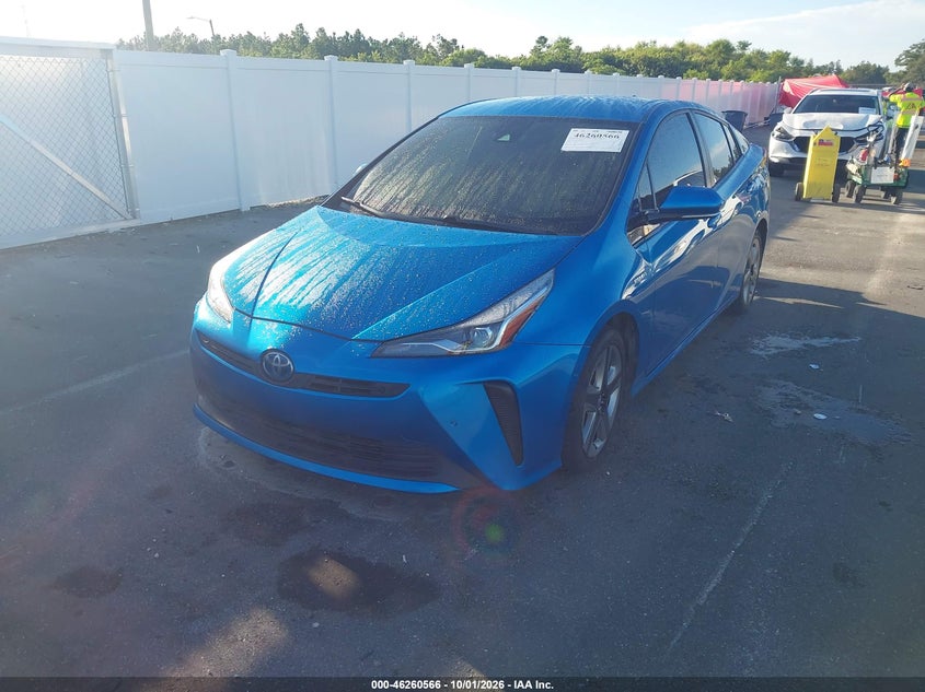 Vin: jtdkarfu7k3092861, lot: 46760635, toyota prius xle 20192