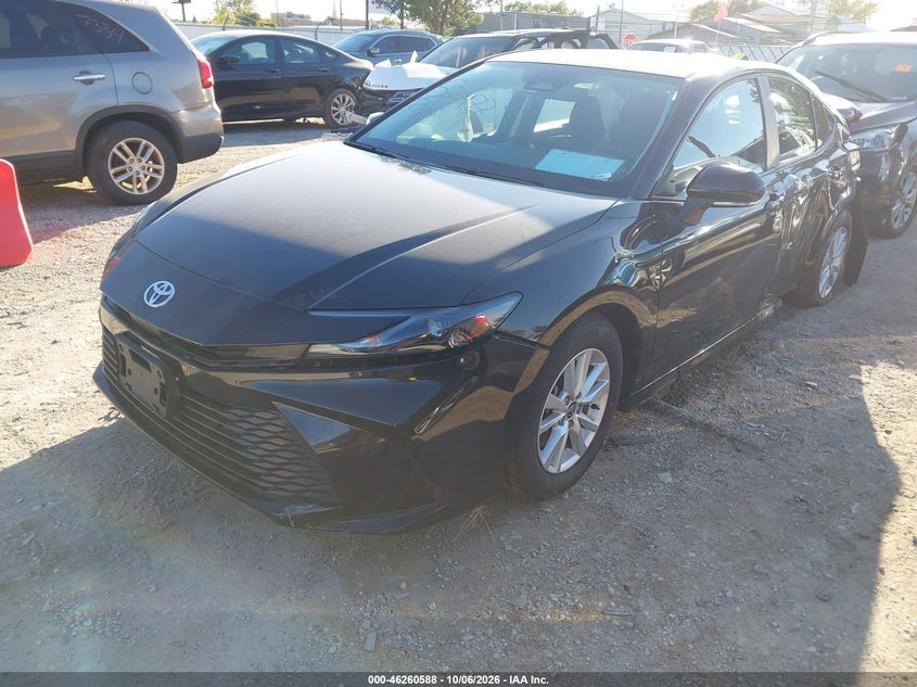 Vin: 4t1daack7su022411, lot: 46760657, toyota camry le 20252