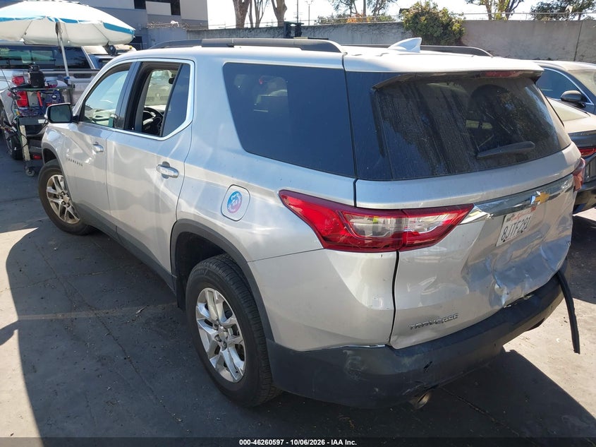 Vin: 1gnergkw3kj253212, lot: 46760666, chevrolet traverse 1lt 20193