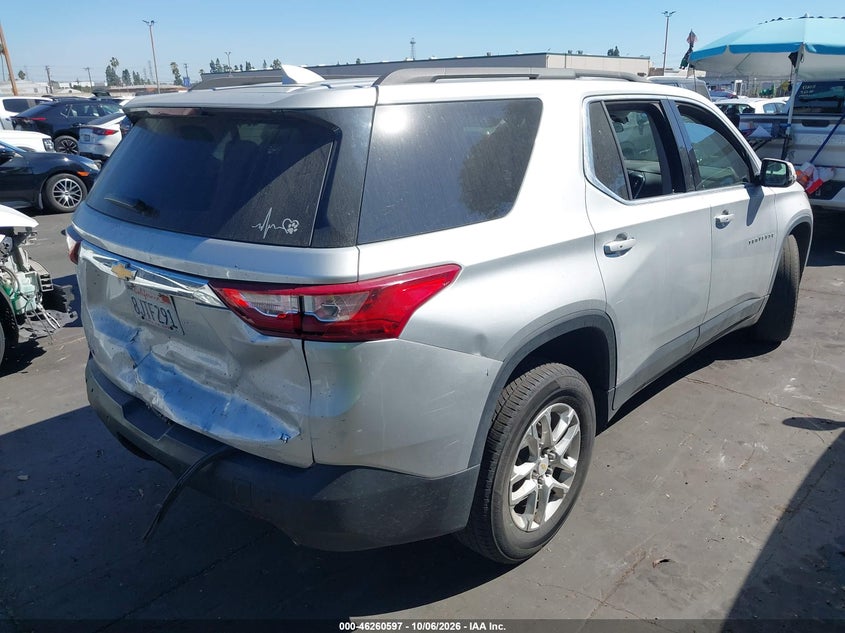Vin: 1gnergkw3kj253212, lot: 46760666, chevrolet traverse 1lt 20194