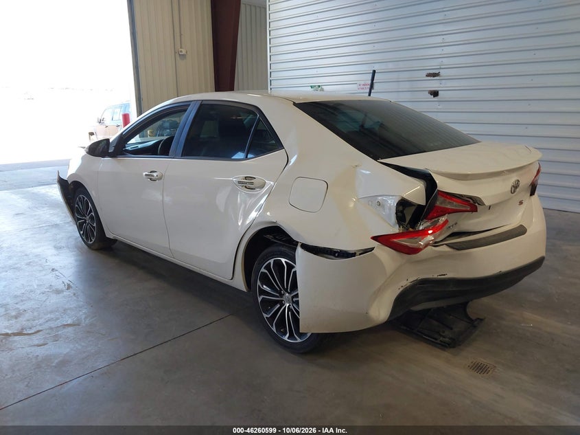 Vin: 2t1burhe5gc691835, lot: 46760668, toyota corolla s plus 20163