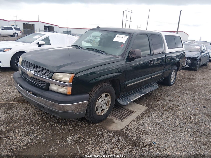 2004 Chevrolet Silverado 1500 Ls, Rear, IAAI, VIN 1GCEC19T04Z329962 — photo 2