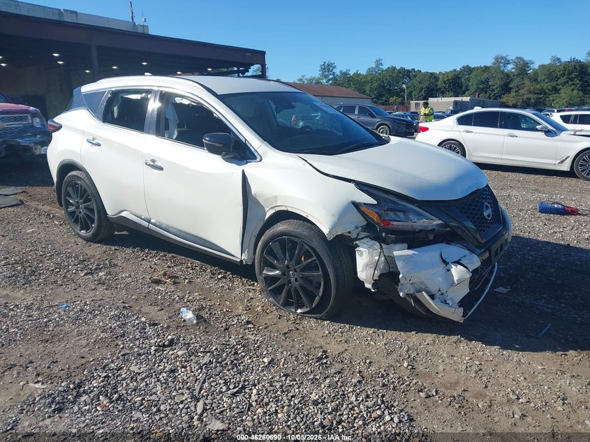 Vin: 5n1az2bs8pc127328, lot: 46760759, nissan murano sv intelligent awd 20231