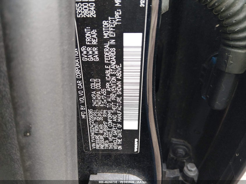 2012 VOLVO XC60 3.2 PREMIER · Фото 9