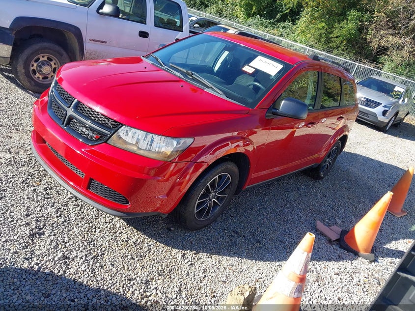 2018 Dodge Journey Se, Engine Damage, IAAI, VIN 3C4PDCAB1JT513783 — photo 2