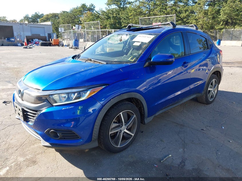 Vin: 3czru6h56mm705235, lot: 46760838, honda hr-v awd ex 20212