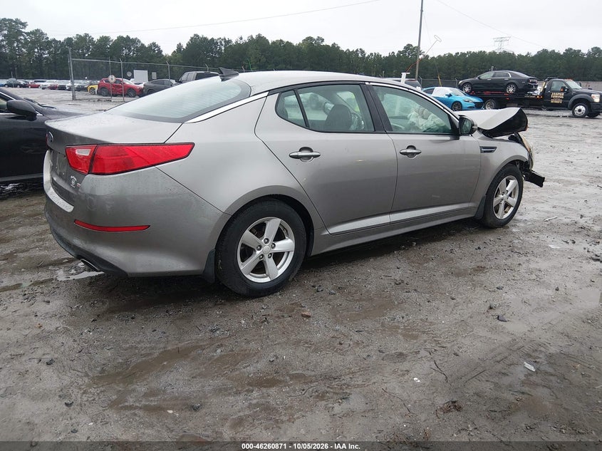 Vin: 5xxgm4a70fg488279, lot: 46760940, kia optima lx 20154