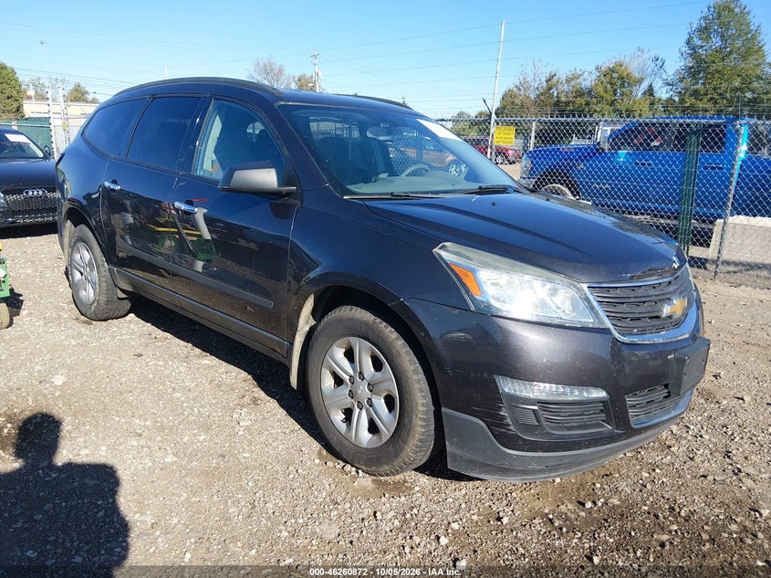 Vin: 1gnkrfed0ej244575, lot: 46760941, chevrolet traverse ls 2014 img_1
