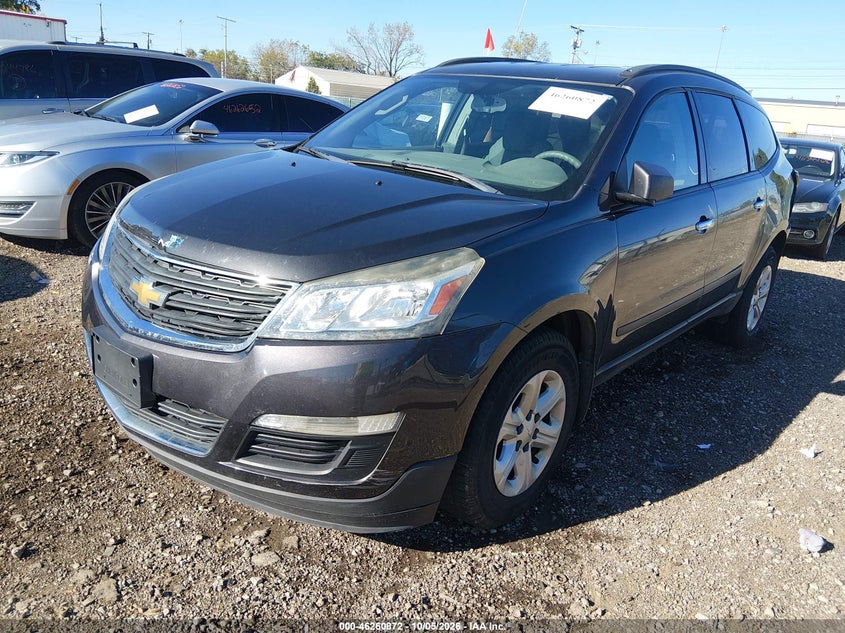 2014 Chevrolet Traverse, Удар ззаду, IAAI, VIN 1GNKRFED0EJ244575 — фото 2