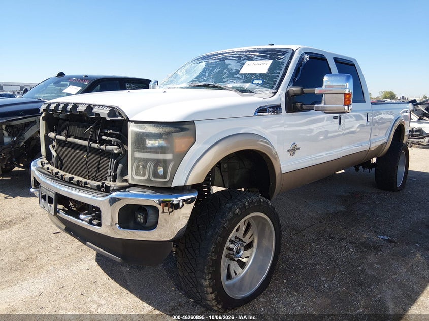 Vin: 1ft7w2bt7bec67593, lot: 46760964, ford f-250 lariat 20112