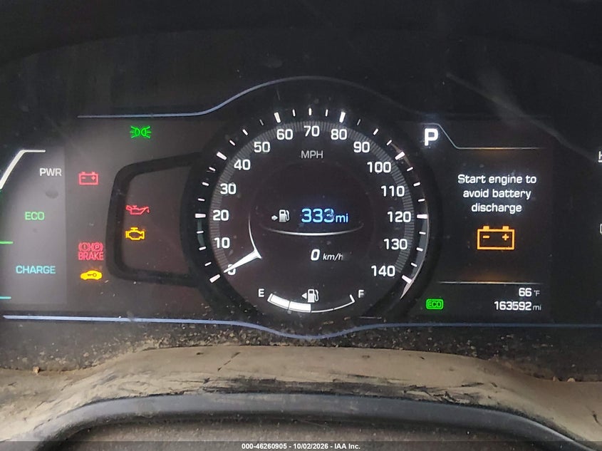 HYUNDAI IONIQ HYBRID 2017 VIN KMHC75LC5HU042417