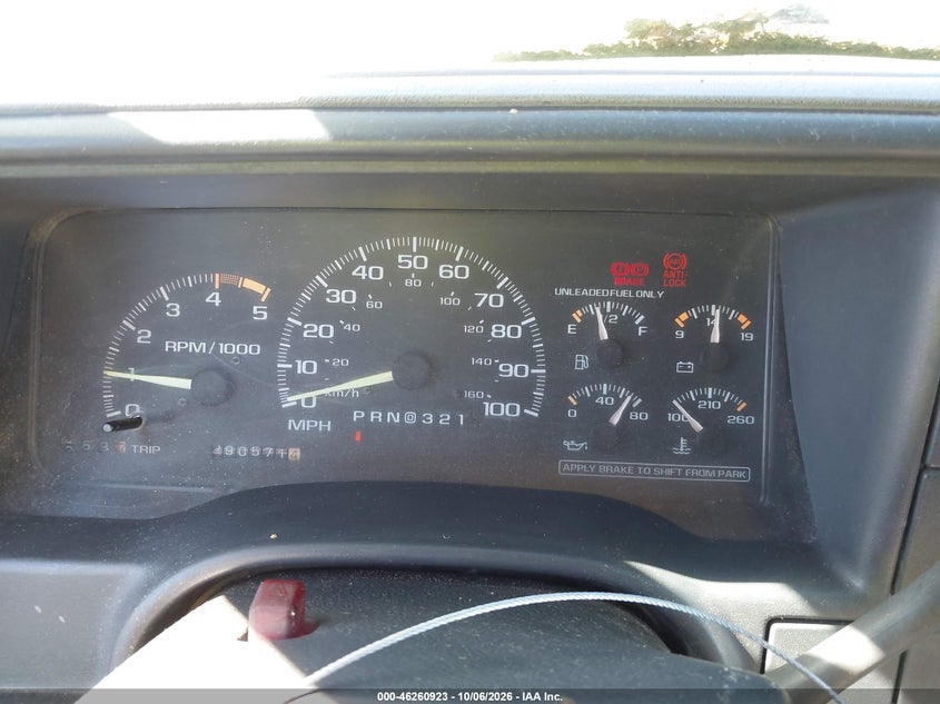 GMC SUBURBAN 1995 VIN 1GKFK16K9SJ728341