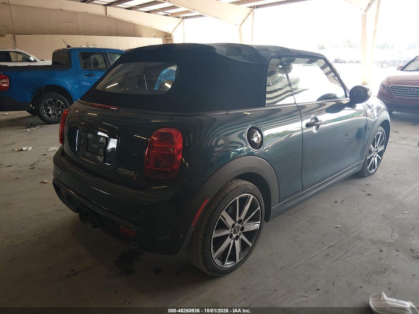 Vin: wmwwj5c06m3m45361, lot: 46761005, mini convertible cooper s 20214