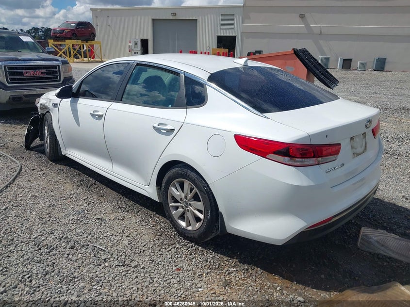 Vin: 5xxgt4l30gg053034, lot: 46761014, kia optima lx 20163