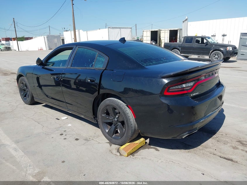 Vin: 2c3cdxhgxgh215438, lot: 46761041, dodge charger sxt 20163