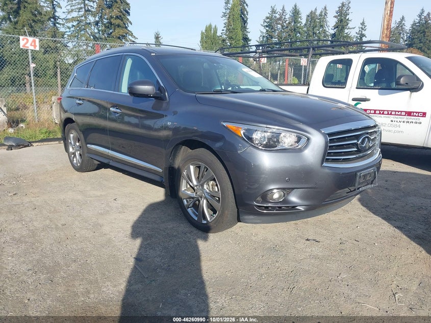 Vin: 5n1al0mm6ec534095, lot: 46761059, infiniti qx60 20141