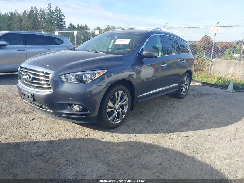Vin: 5n1al0mm6ec534095, lot: 46761059, infiniti qx60 20142
