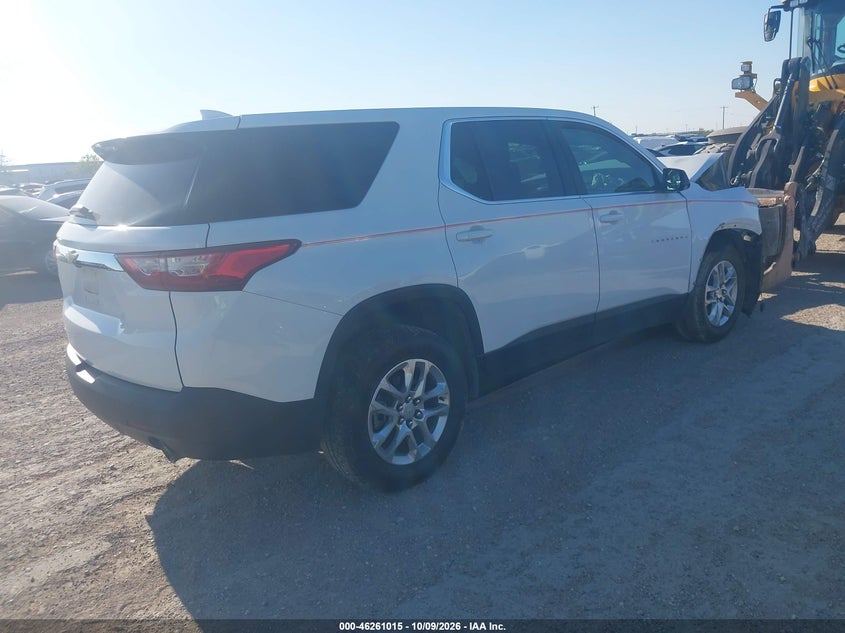 Vin: 1gnerfkw2lj273284, lot: 46761084, chevrolet traverse fwd ls 20204