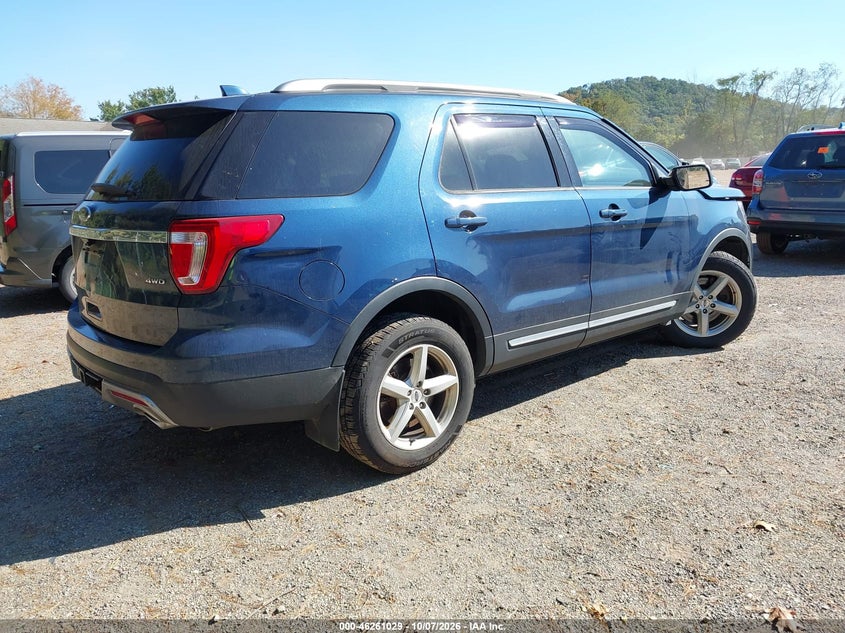 Vin: 1fm5k8d87hga46230, lot: 46761098, ford explorer xlt 20174