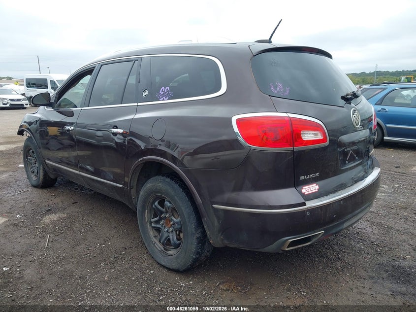 Vin: 5gakrbkd4gj141539, lot: 46761129, buick enclave leather 20163