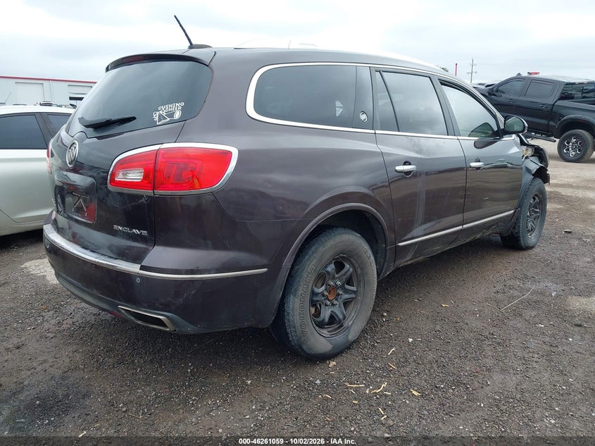 Vin: 5gakrbkd4gj141539, lot: 46761129, buick enclave leather 20164