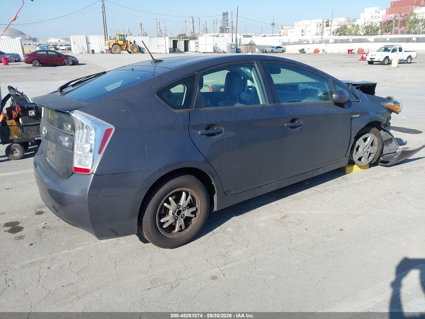 Vin: jtdkn3du1a5211348, lot: 46761143, toyota prius iv 20104