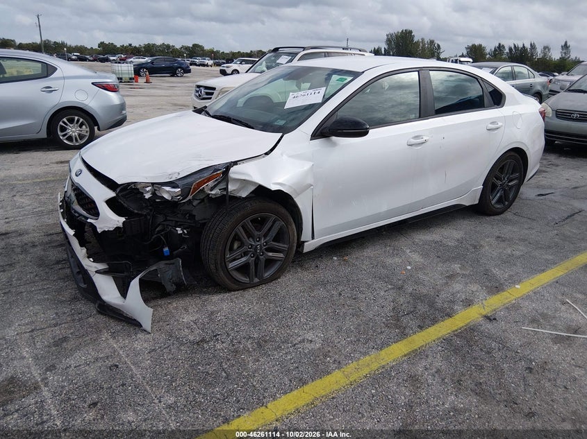 Vin: 3kpf34ad5me367449, lot: 46761183, kia forte gt-line 20212