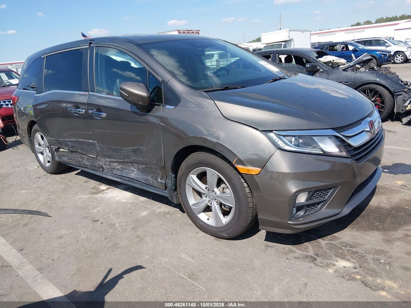 Vin: 5fnrl6h77lb037037, lot: 46761216, honda odyssey ex-l/ex-l w/navi   res 20201