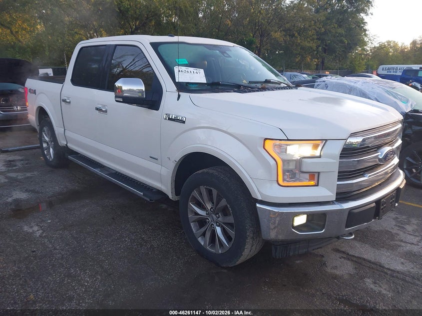Vin: 1ftew1eg3hfb13269, lot: 46761217, ford f-150 lariat 20171