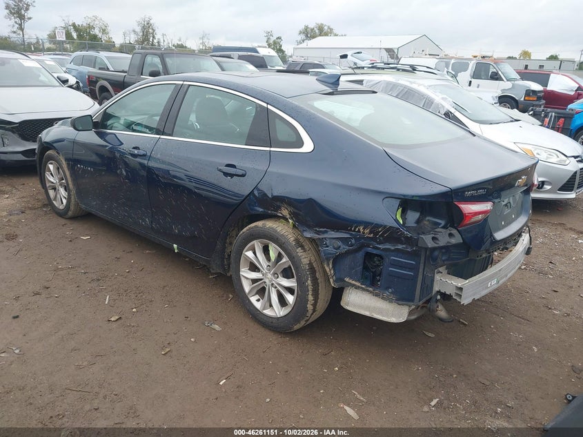 Vin: 1g1zd5st8mf038880, lot: 46761220, chevrolet malibu fwd lt 20213