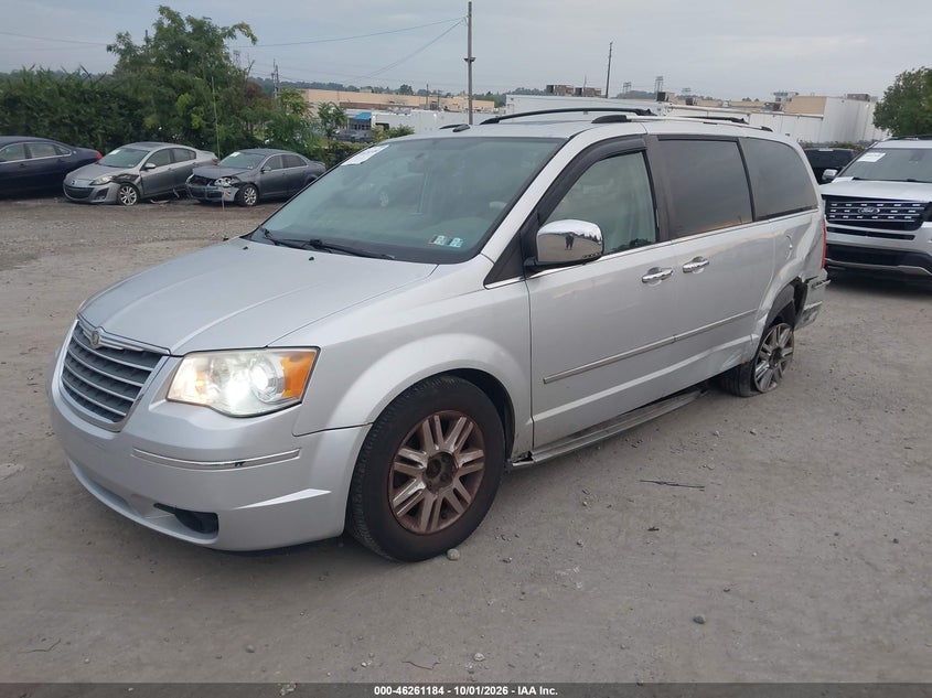 Vin: 2a4rr6dx4ar136172, lot: 46761253, chrysler town & country limited 20102