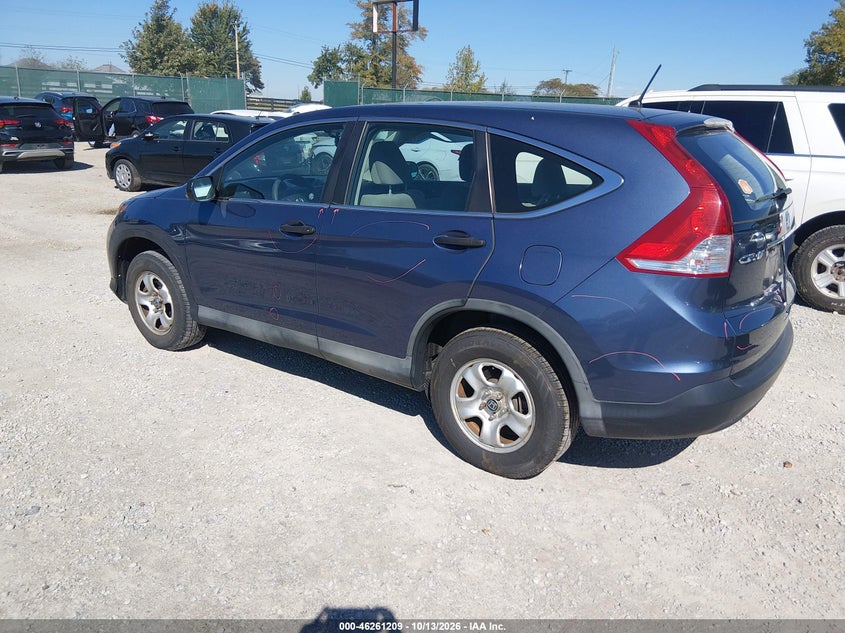 Vin: 2hkrm4h36dh688967, lot: 46761278, honda cr-v lx 20133