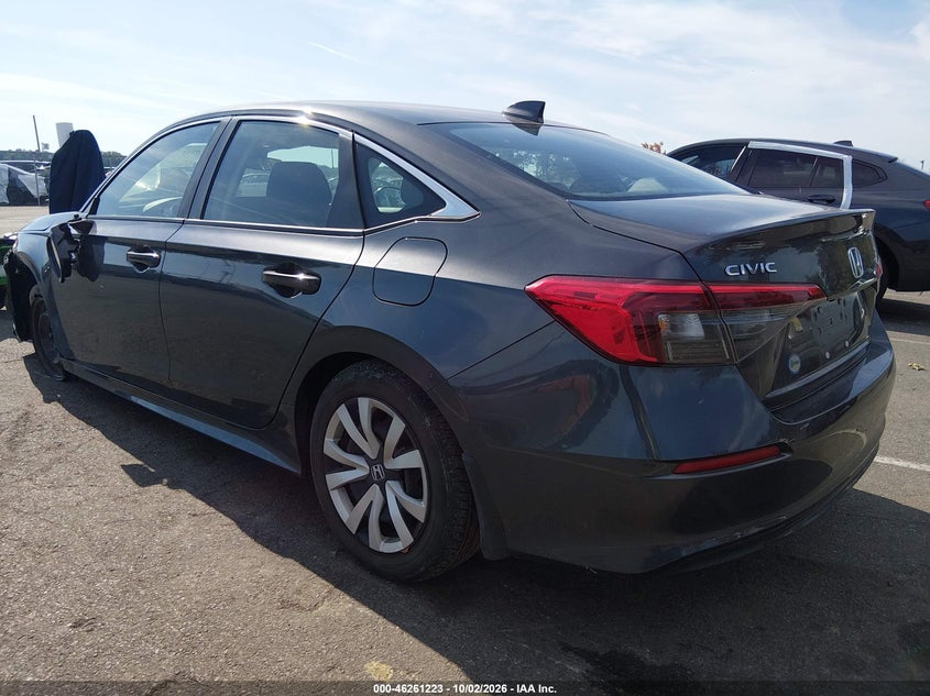 Vin: 2hgfe2f21rh522565, lot: 46761292, honda civic lx 20243