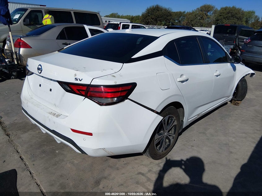 Vin: 3n1ab8cv6py300892, lot: 46761377, nissan sentra sv xtronic cvt 20234