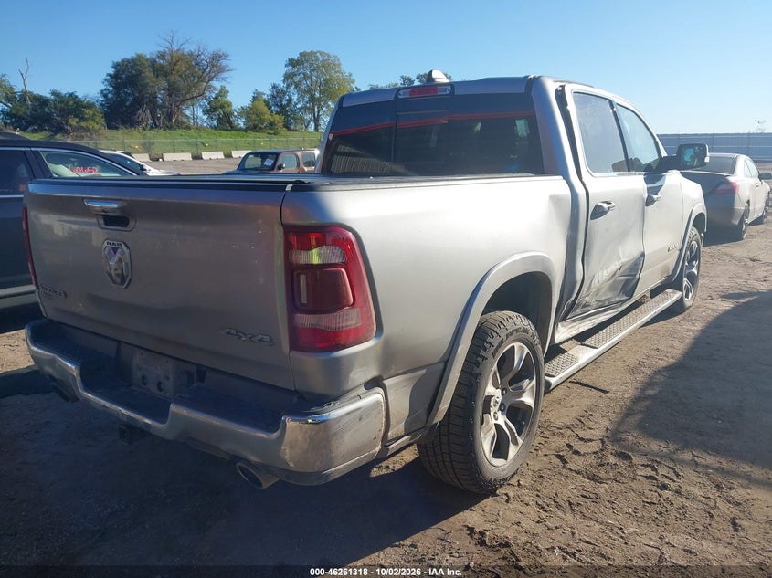 Vin: 1c6srfjt2kn920901, lot: 46761387, ram 1500 laramie  4x4 5'7 box 20194
