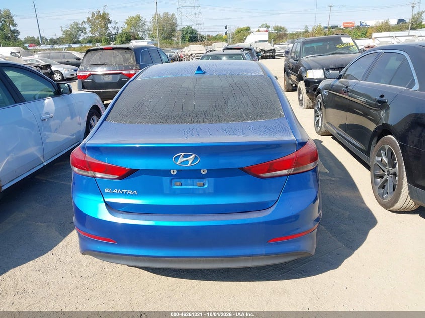 HYUNDAI ELANTRA 2018 VIN 5NPD84LF9JH258328