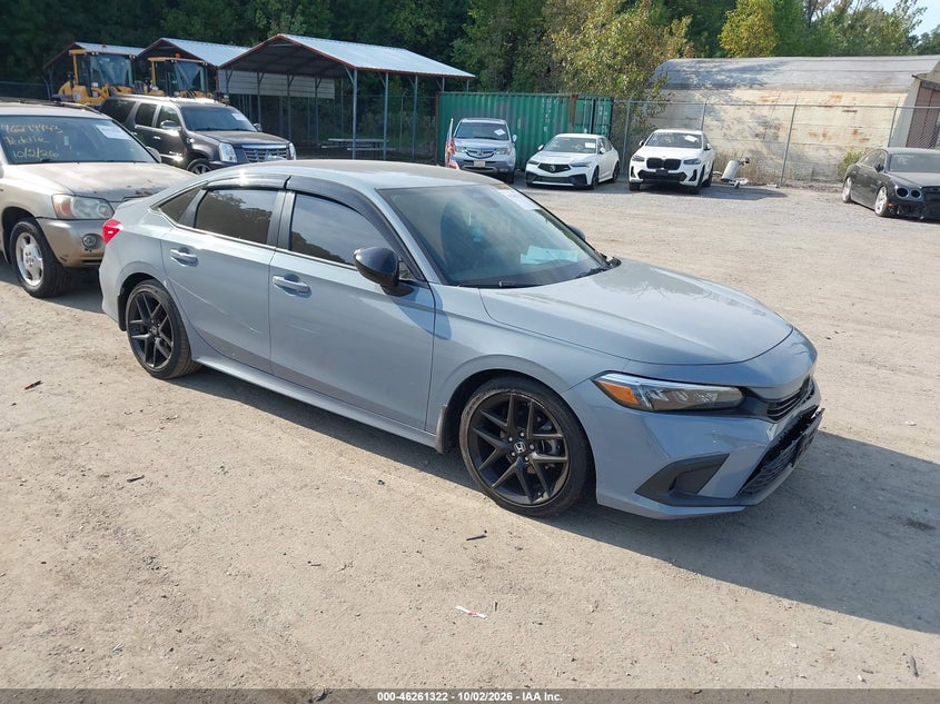 Vin: 2hgfe2f5xnh596135, lot: 46761391, honda civic sport 2022 img_1