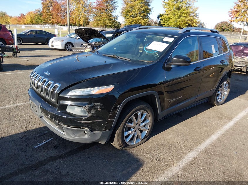 Vin: 1c4pjmds8hw651688, lot: 46761404, jeep cherokee limited 4x4 20172