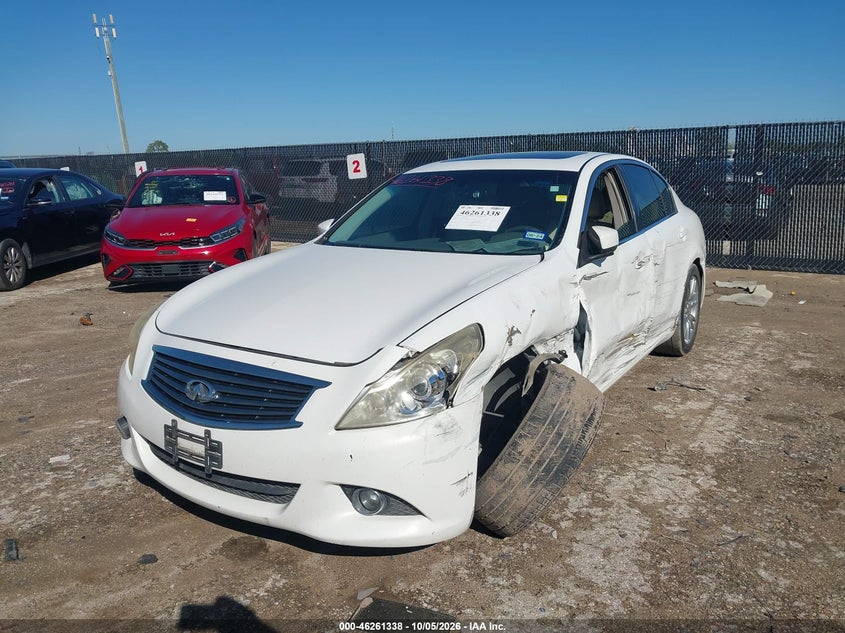 Vin: jn1cv6ap0cm935841, lot: 46761407, infiniti g37 journey 20122