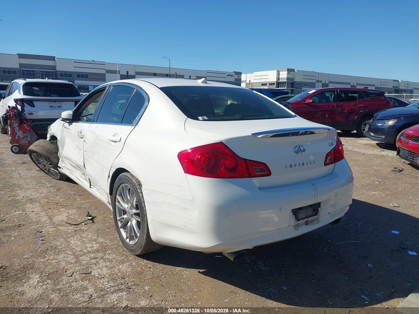 Vin: jn1cv6ap0cm935841, lot: 46761407, infiniti g37 journey 20123