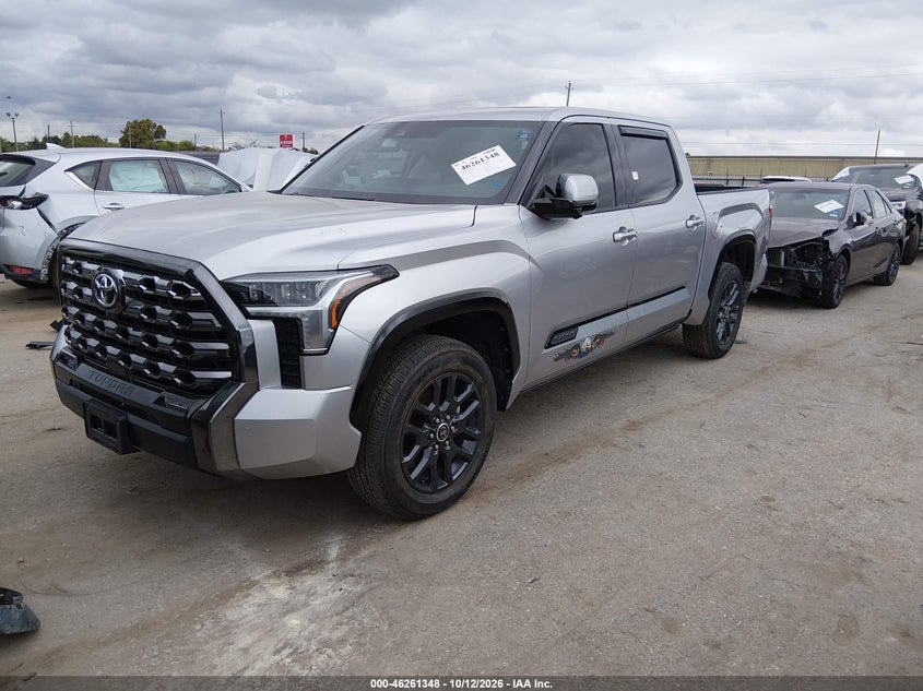 2023 Toyota Tundra Platinum, Right Side, IAAI, VIN 5TFNA5DB7PX091104 — photo 2