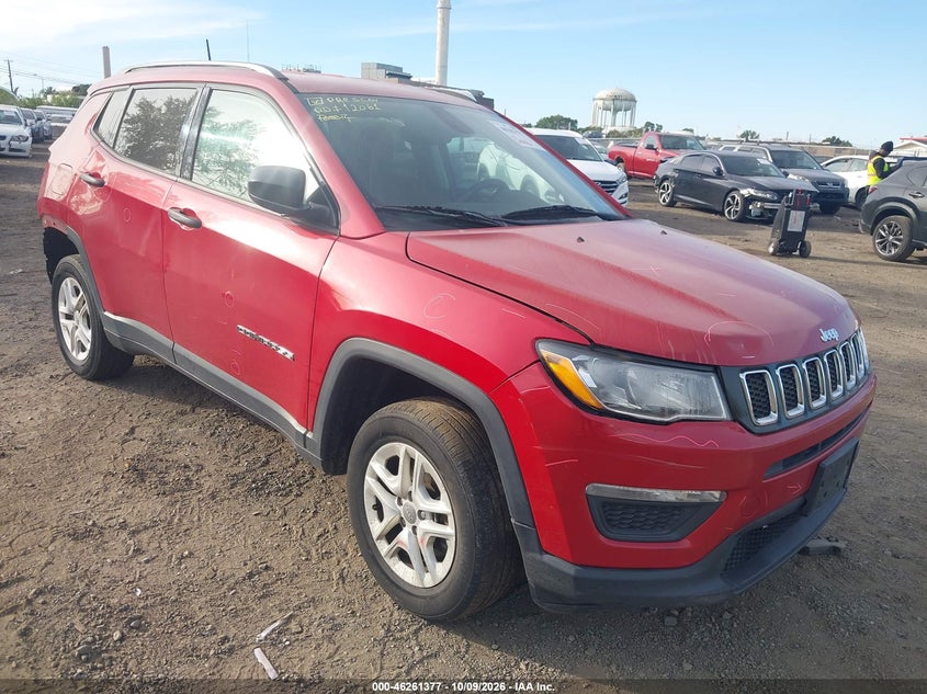 Vin: 3c4njdab8jt191293, lot: 46761446, jeep compass sport 4x4 2018 img_1