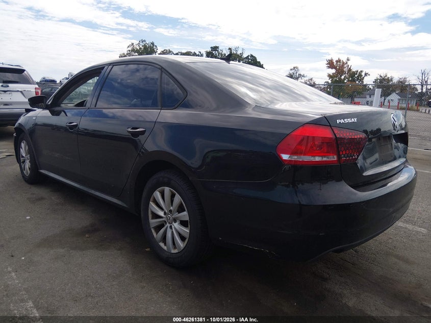 Vin: 1vwat7a31fc063920, lot: 46761450, volkswagen passat 1.8t wolfsburg edition 20153