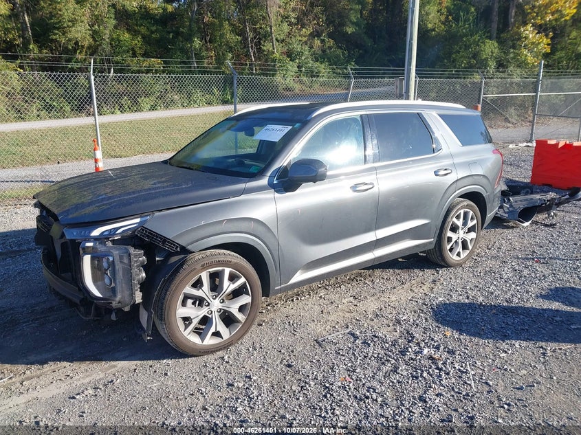 Vin: km8r5dhe0nu444572, lot: 46761470, hyundai palisade limited 20222
