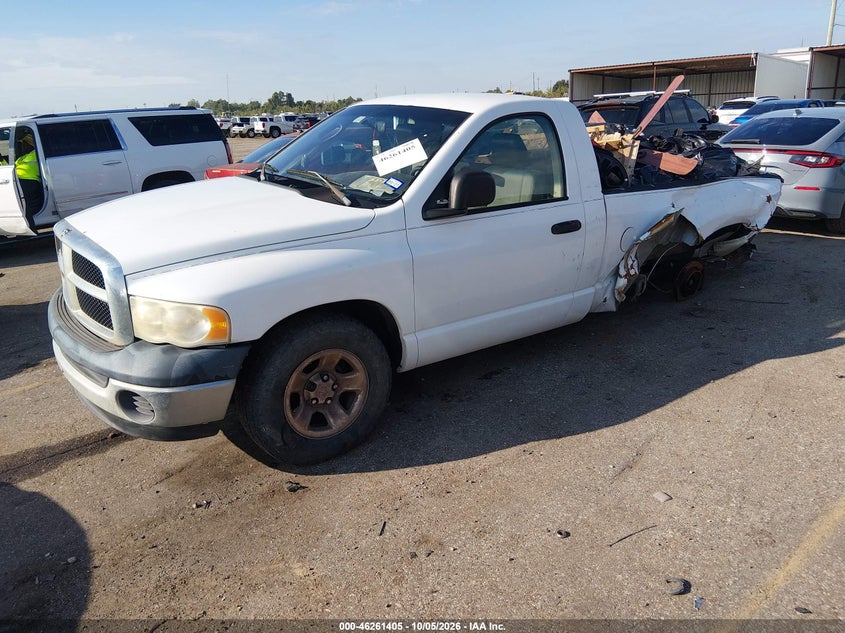 2005 Dodge Ram 1500 St, Левый бок, IAAI, VIN 1D7HA16K05J633765 — фото 2